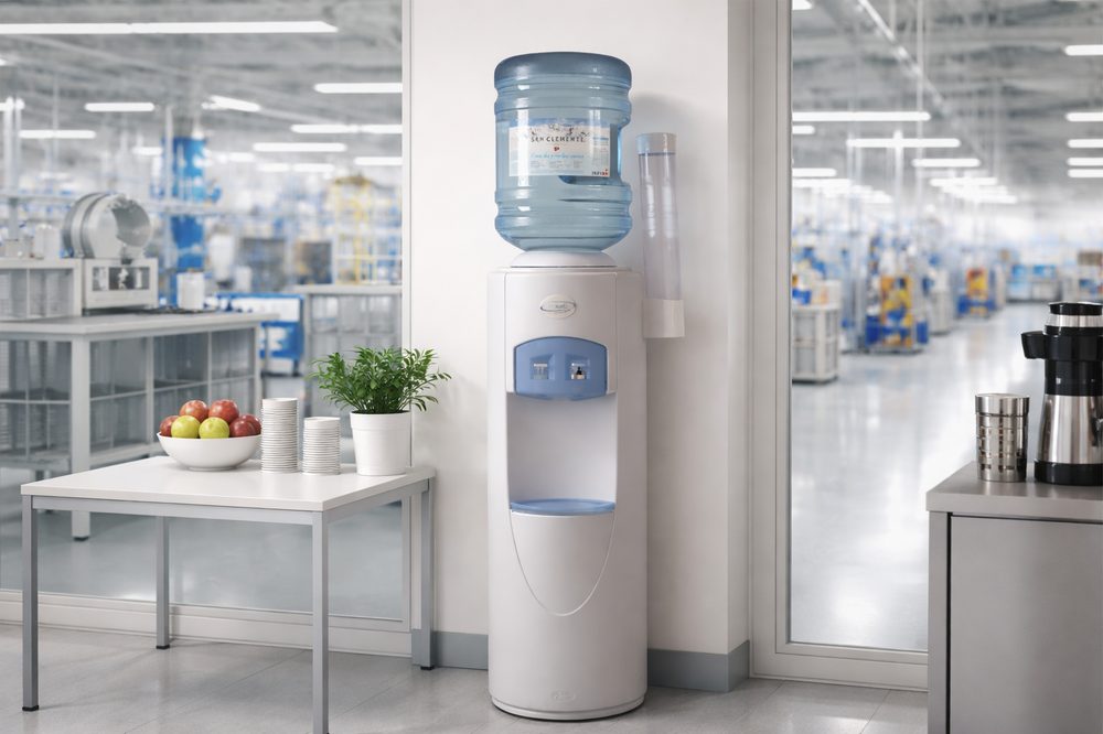 Wasserspender in Produktionsumgebung